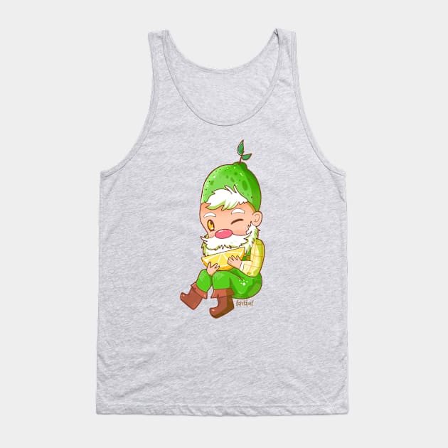 Lime Gnome Tank Top by paintdust